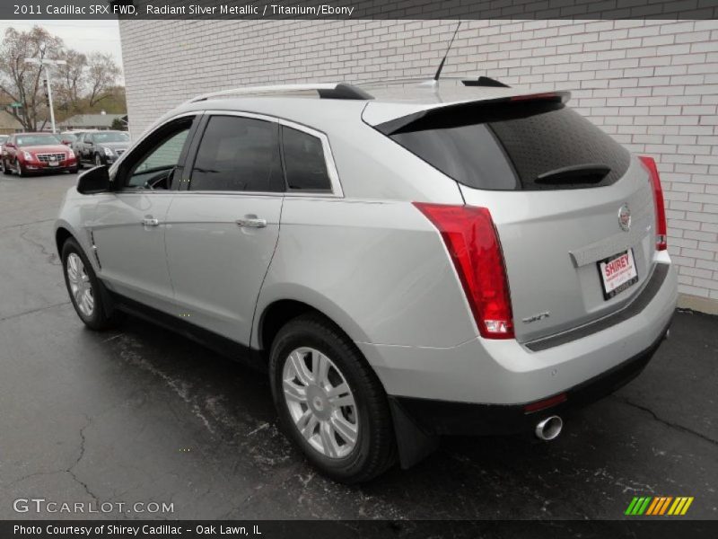 Radiant Silver Metallic / Titanium/Ebony 2011 Cadillac SRX FWD