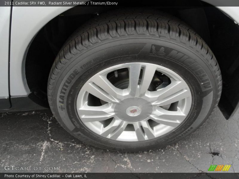 Radiant Silver Metallic / Titanium/Ebony 2011 Cadillac SRX FWD