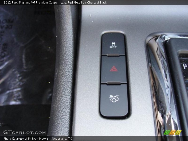 Controls of 2012 Mustang V6 Premium Coupe
