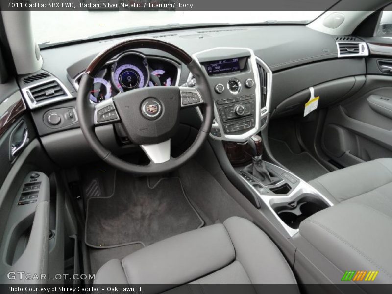 Radiant Silver Metallic / Titanium/Ebony 2011 Cadillac SRX FWD