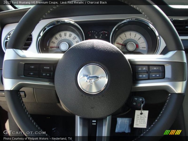  2012 Mustang V6 Premium Coupe Steering Wheel