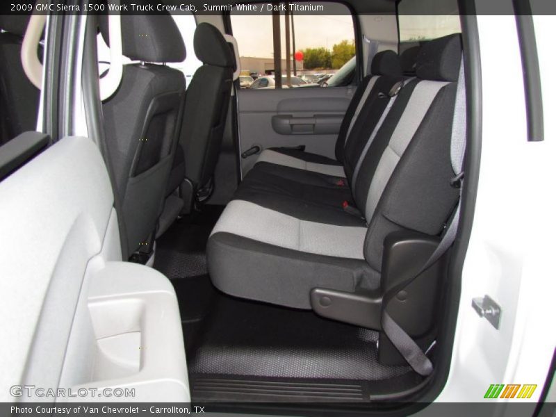 Summit White / Dark Titanium 2009 GMC Sierra 1500 Work Truck Crew Cab