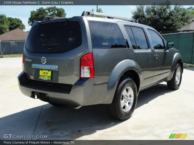 Storm Gray / Graphite 2008 Nissan Pathfinder S