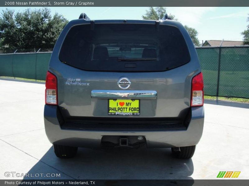 Storm Gray / Graphite 2008 Nissan Pathfinder S