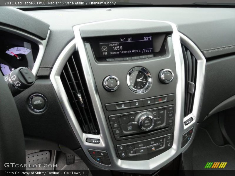 Radiant Silver Metallic / Titanium/Ebony 2011 Cadillac SRX FWD