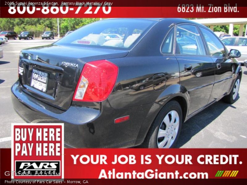 Fantasy Black Metallic / Gray 2005 Suzuki Forenza S Sedan