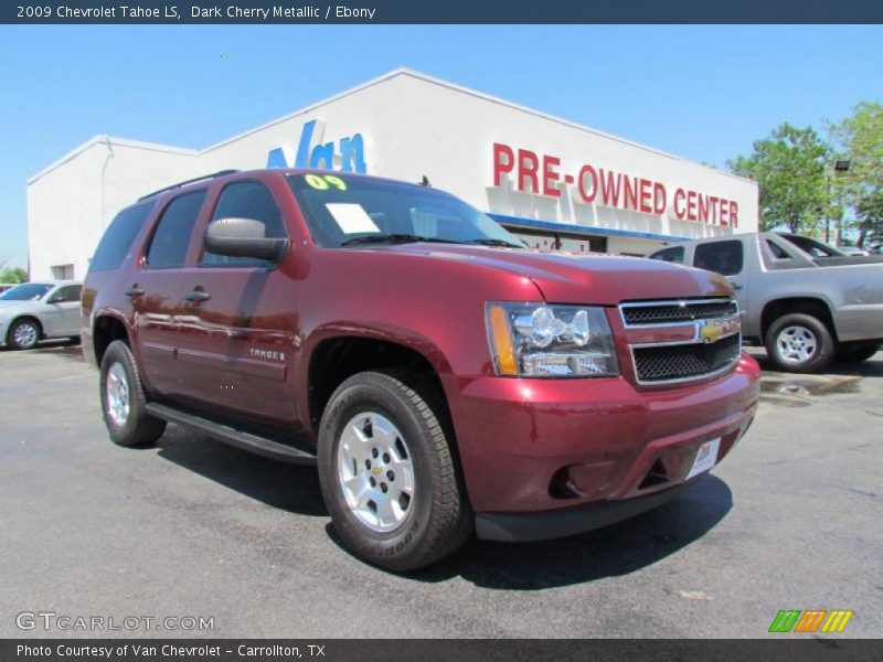 Dark Cherry Metallic / Ebony 2009 Chevrolet Tahoe LS
