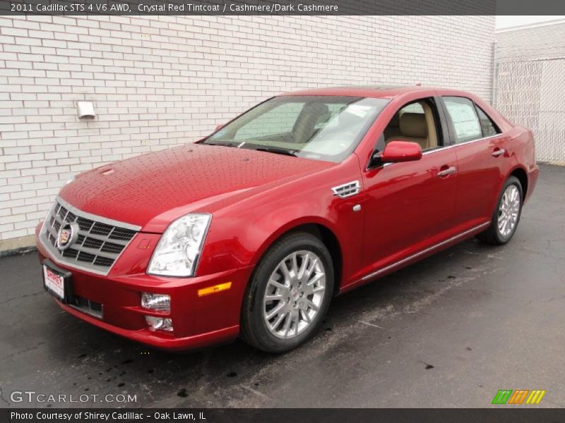 Crystal Red Tintcoat / Cashmere/Dark Cashmere 2011 Cadillac STS 4 V6 AWD