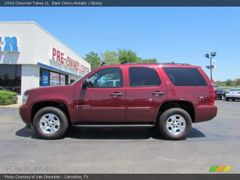 Dark Cherry Metallic / Ebony 2009 Chevrolet Tahoe LS