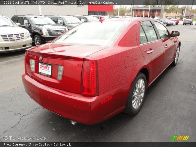 Crystal Red Tintcoat / Cashmere/Dark Cashmere 2011 Cadillac STS 4 V6 AWD