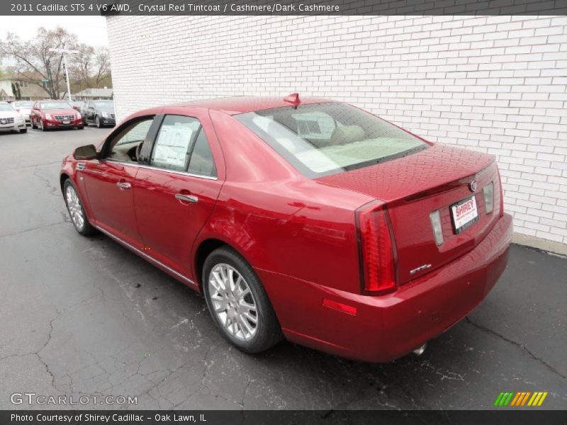 Crystal Red Tintcoat / Cashmere/Dark Cashmere 2011 Cadillac STS 4 V6 AWD