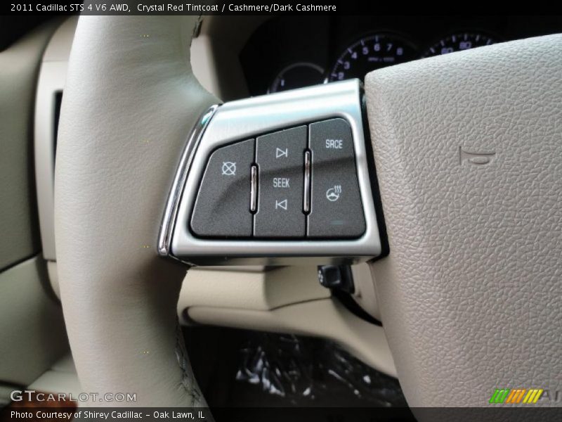 Crystal Red Tintcoat / Cashmere/Dark Cashmere 2011 Cadillac STS 4 V6 AWD