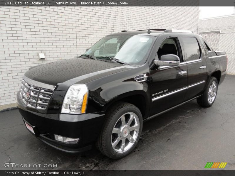 Black Raven / Ebony/Ebony 2011 Cadillac Escalade EXT Premium AWD