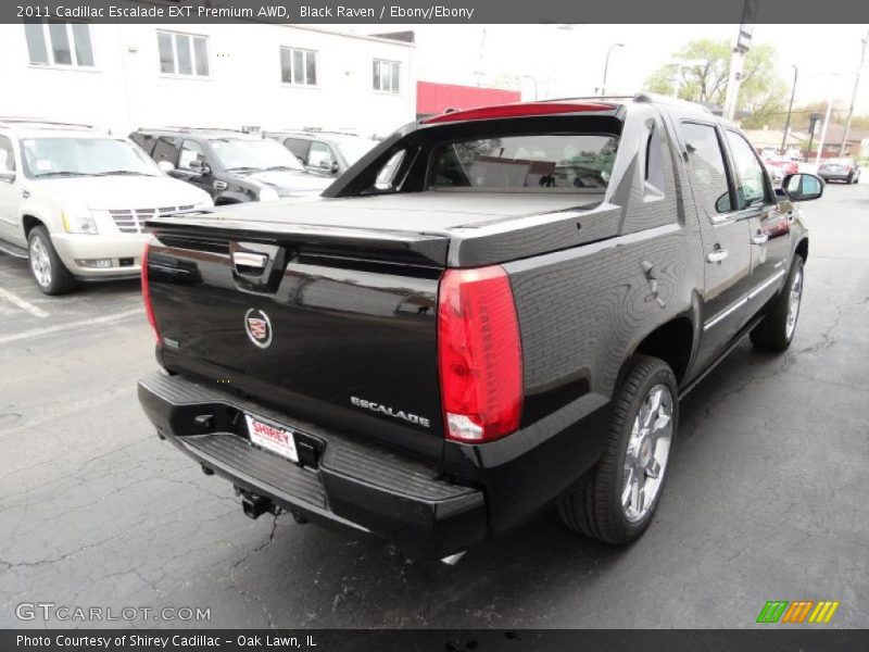 Black Raven / Ebony/Ebony 2011 Cadillac Escalade EXT Premium AWD
