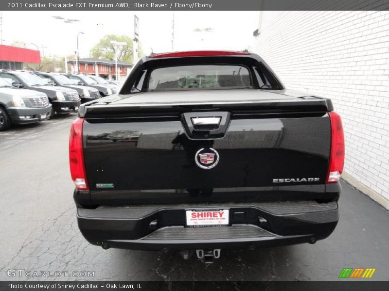 Black Raven / Ebony/Ebony 2011 Cadillac Escalade EXT Premium AWD