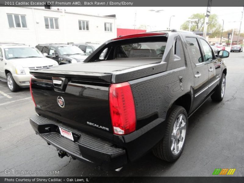 Black Raven / Ebony/Ebony 2011 Cadillac Escalade EXT Premium AWD