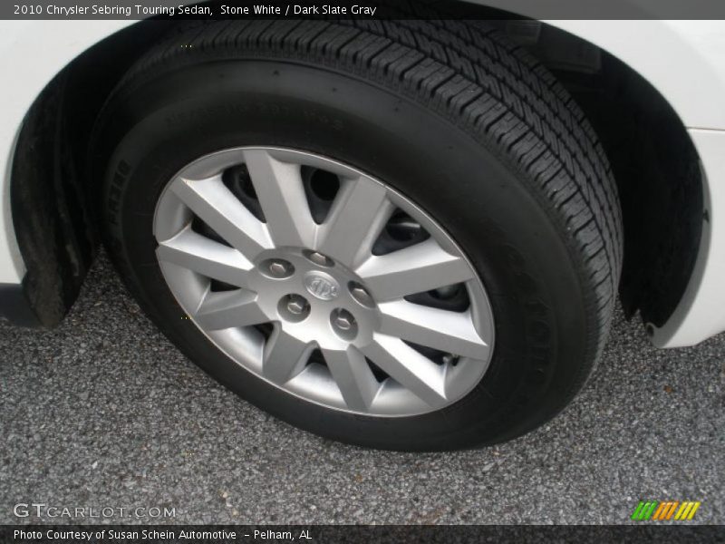 Stone White / Dark Slate Gray 2010 Chrysler Sebring Touring Sedan
