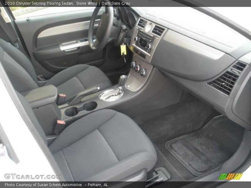 Stone White / Dark Slate Gray 2010 Chrysler Sebring Touring Sedan