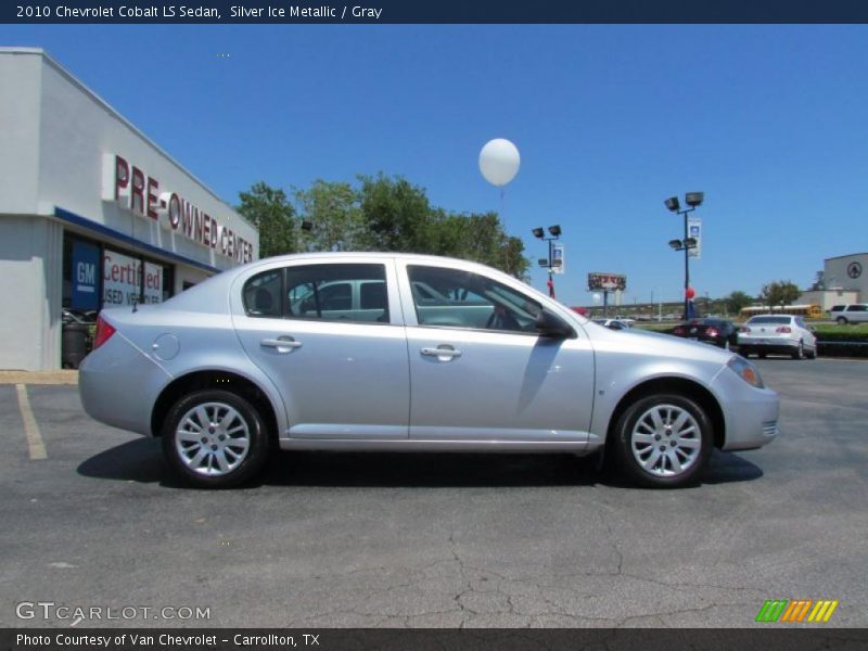 Silver Ice Metallic / Gray 2010 Chevrolet Cobalt LS Sedan