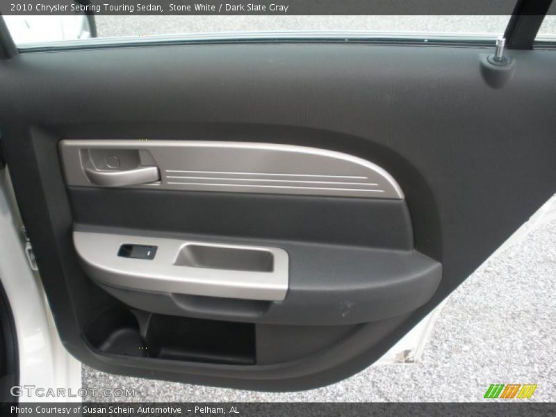 Stone White / Dark Slate Gray 2010 Chrysler Sebring Touring Sedan