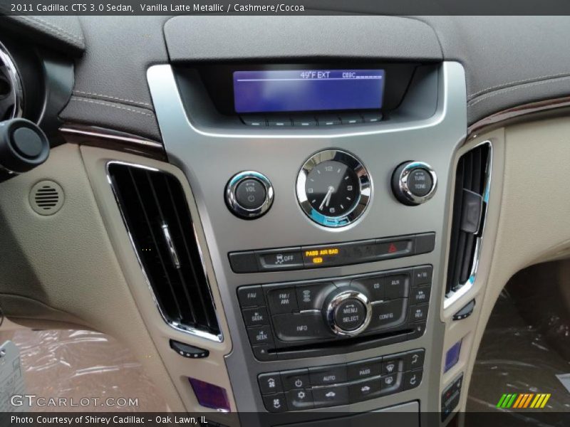 Vanilla Latte Metallic / Cashmere/Cocoa 2011 Cadillac CTS 3.0 Sedan