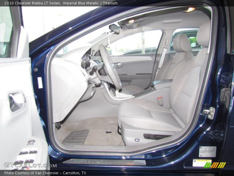 Imperial Blue Metallic / Titanium 2010 Chevrolet Malibu LT Sedan
