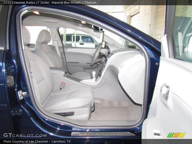 Imperial Blue Metallic / Titanium 2010 Chevrolet Malibu LT Sedan