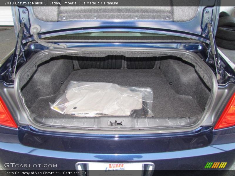 Imperial Blue Metallic / Titanium 2010 Chevrolet Malibu LT Sedan