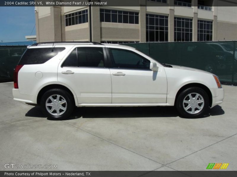 White Diamond Pearl / Light Neutral 2004 Cadillac SRX V6