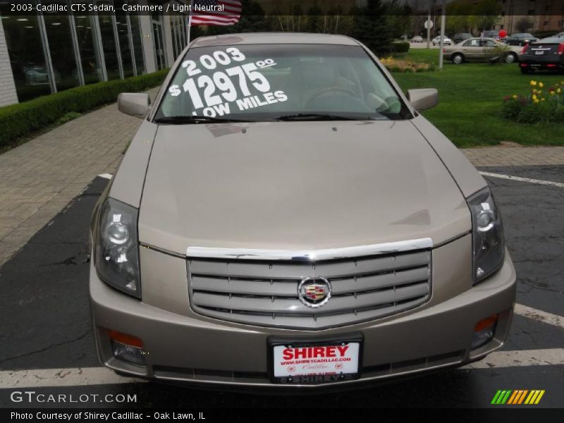 Cashmere / Light Neutral 2003 Cadillac CTS Sedan