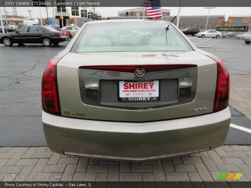 Cashmere / Light Neutral 2003 Cadillac CTS Sedan