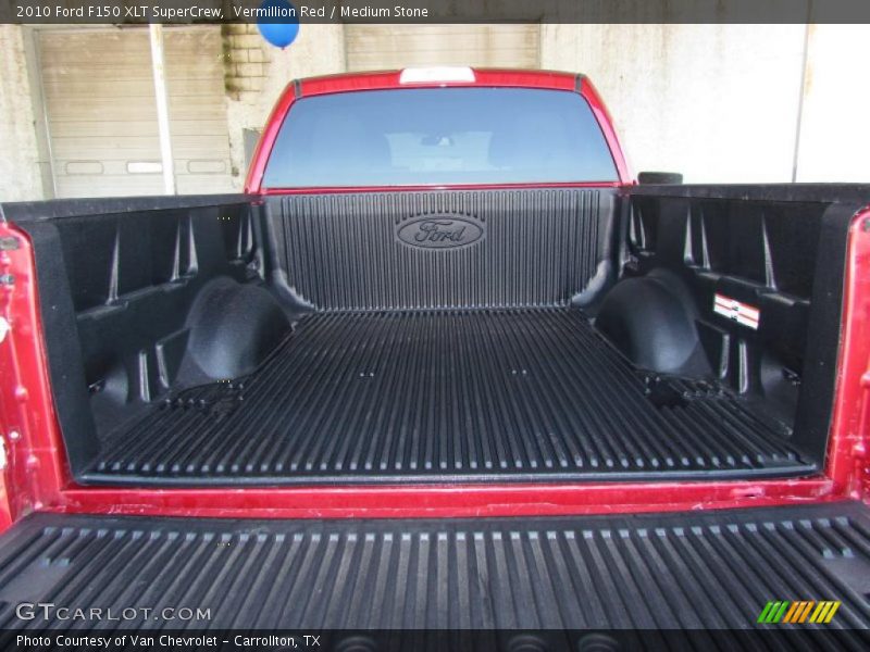 Vermillion Red / Medium Stone 2010 Ford F150 XLT SuperCrew