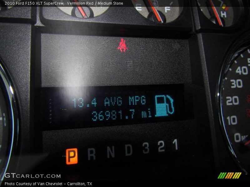 Vermillion Red / Medium Stone 2010 Ford F150 XLT SuperCrew