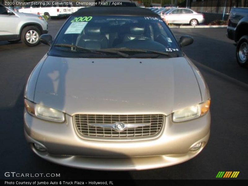 Champagne Pearl / Agate 2000 Chrysler Sebring JXi Convertible
