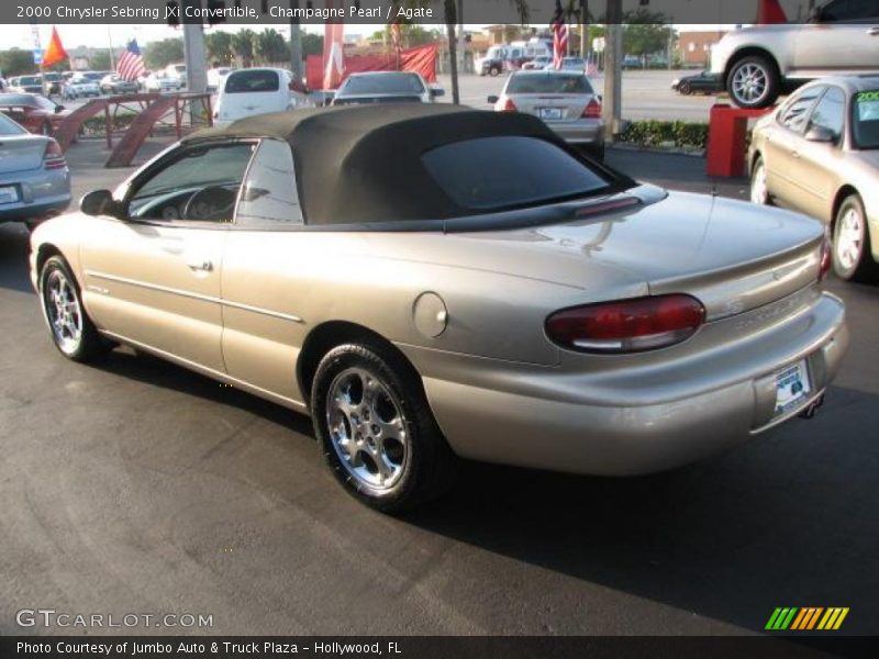 Champagne Pearl / Agate 2000 Chrysler Sebring JXi Convertible