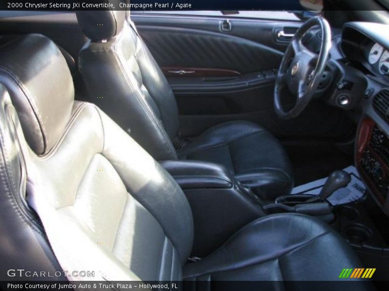 Champagne Pearl / Agate 2000 Chrysler Sebring JXi Convertible