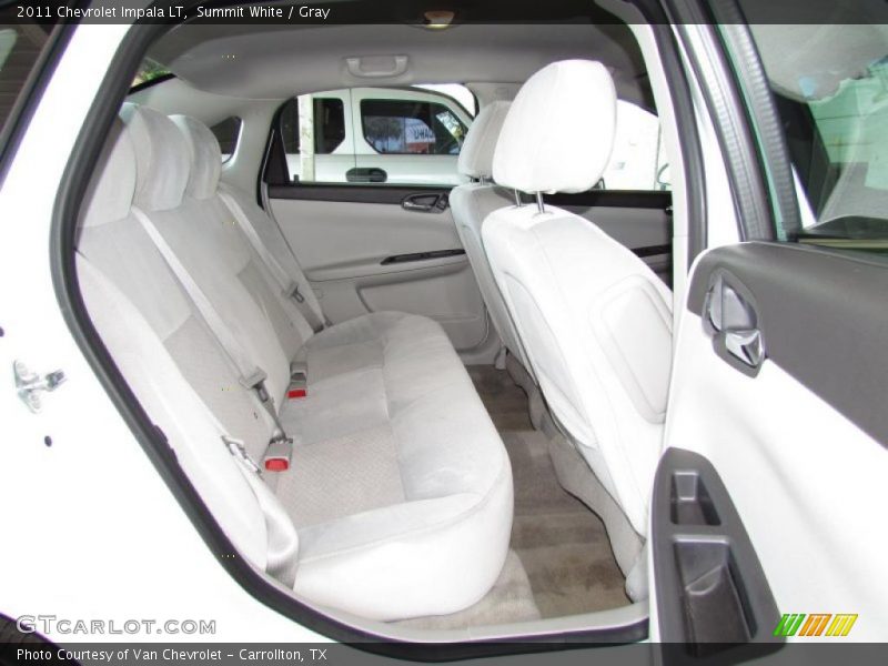 Summit White / Gray 2011 Chevrolet Impala LT