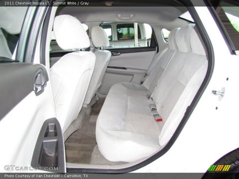 Summit White / Gray 2011 Chevrolet Impala LT