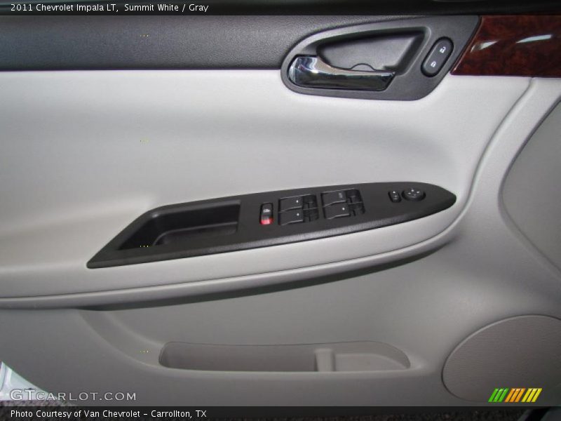 Summit White / Gray 2011 Chevrolet Impala LT