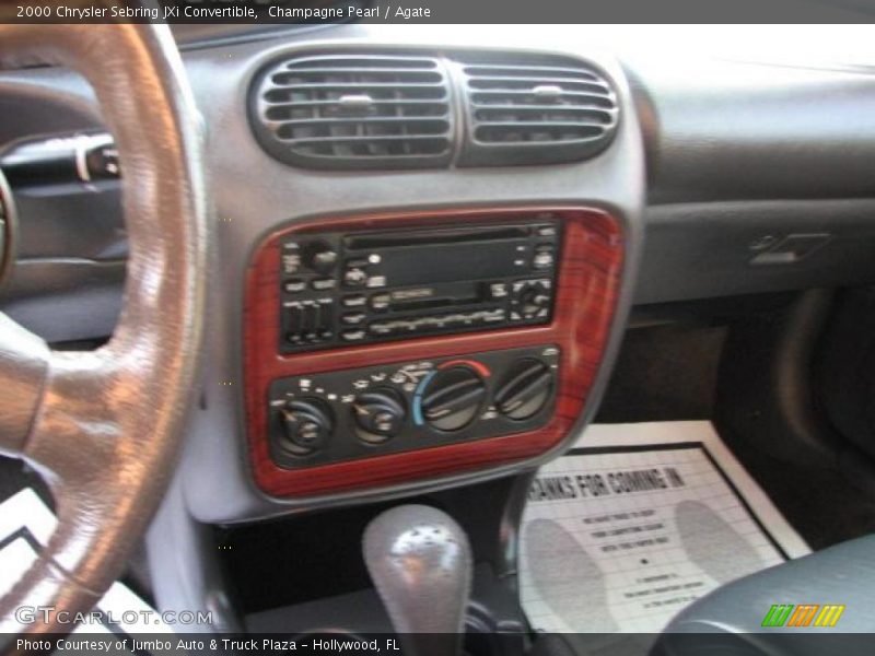 Champagne Pearl / Agate 2000 Chrysler Sebring JXi Convertible