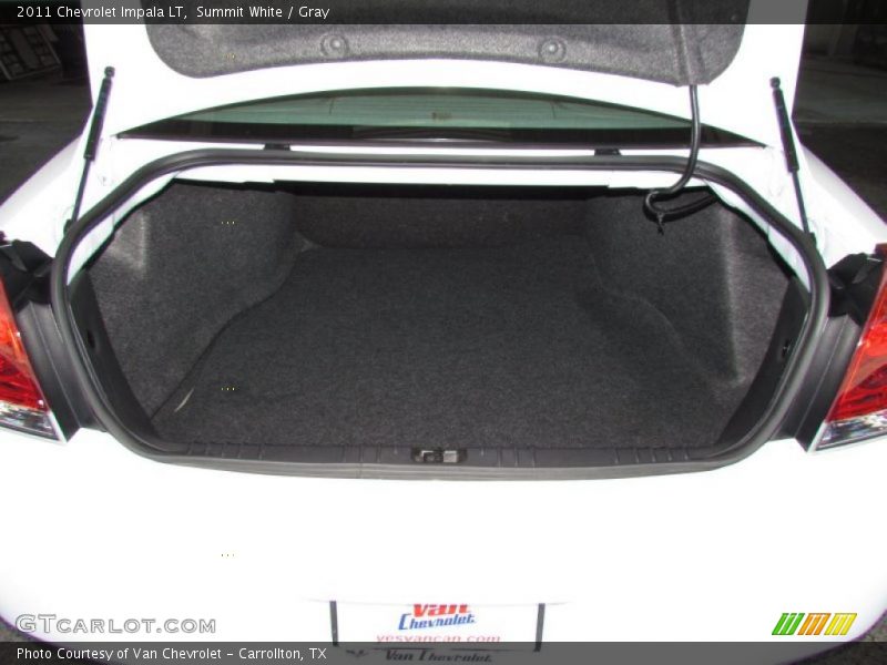 Summit White / Gray 2011 Chevrolet Impala LT
