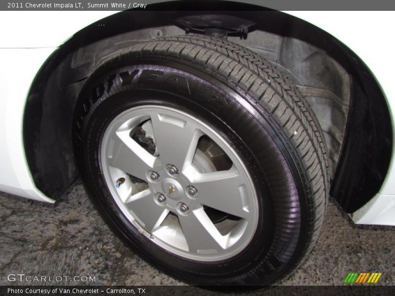 Summit White / Gray 2011 Chevrolet Impala LT