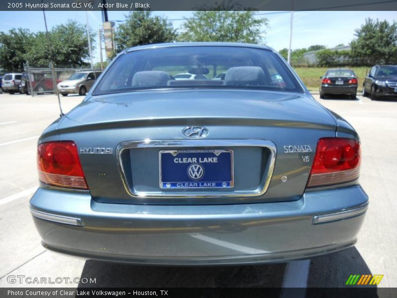 Ardor Blue / Black 2005 Hyundai Sonata GLS V6