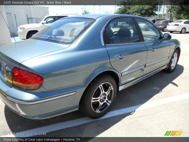 Ardor Blue / Black 2005 Hyundai Sonata GLS V6