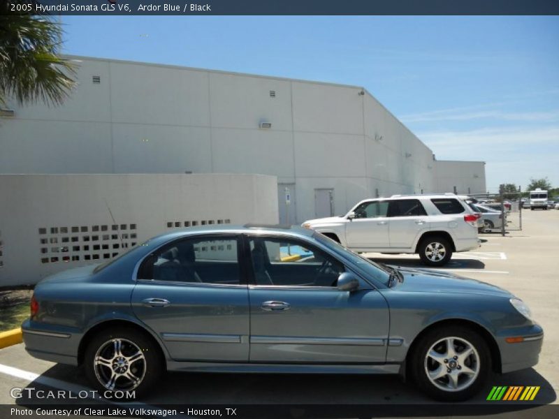 Ardor Blue / Black 2005 Hyundai Sonata GLS V6