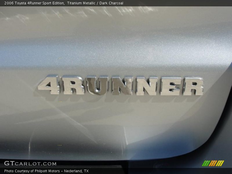 Titanium Metallic / Dark Charcoal 2006 Toyota 4Runner Sport Edition