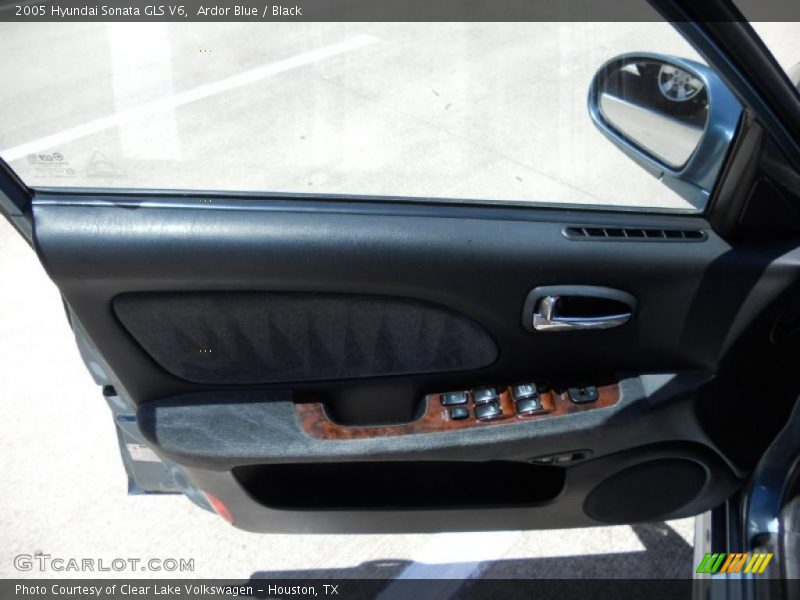Ardor Blue / Black 2005 Hyundai Sonata GLS V6
