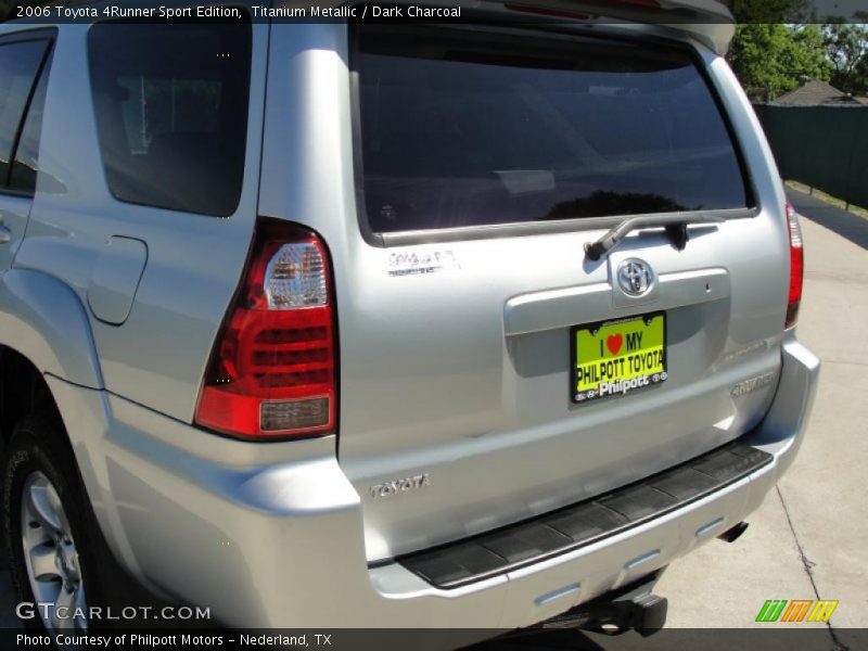 Titanium Metallic / Dark Charcoal 2006 Toyota 4Runner Sport Edition