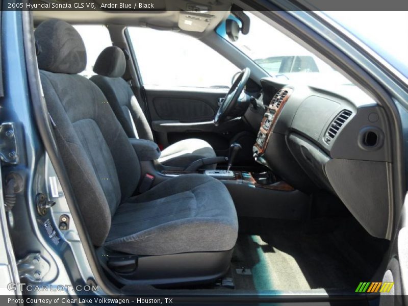 Ardor Blue / Black 2005 Hyundai Sonata GLS V6