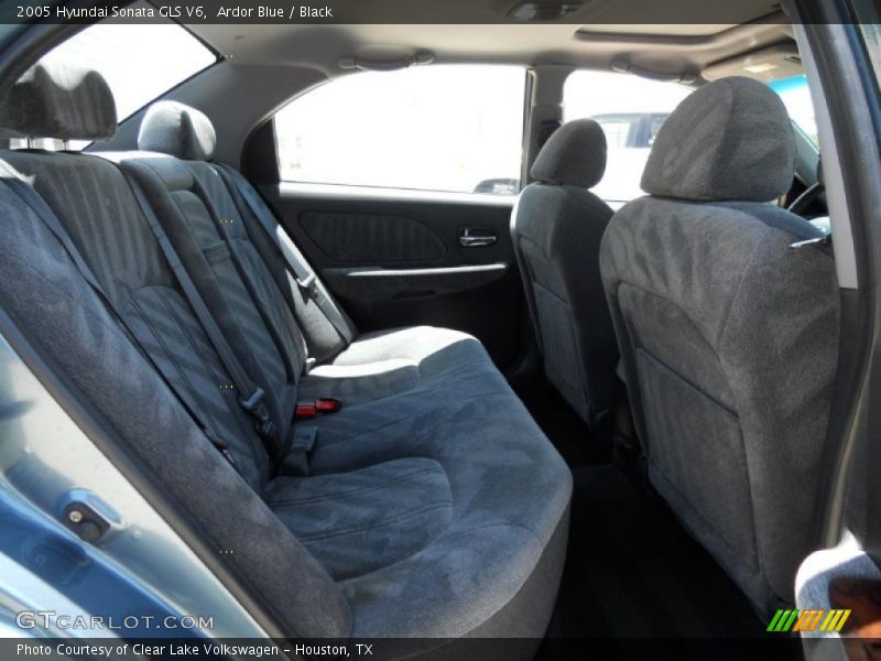Ardor Blue / Black 2005 Hyundai Sonata GLS V6